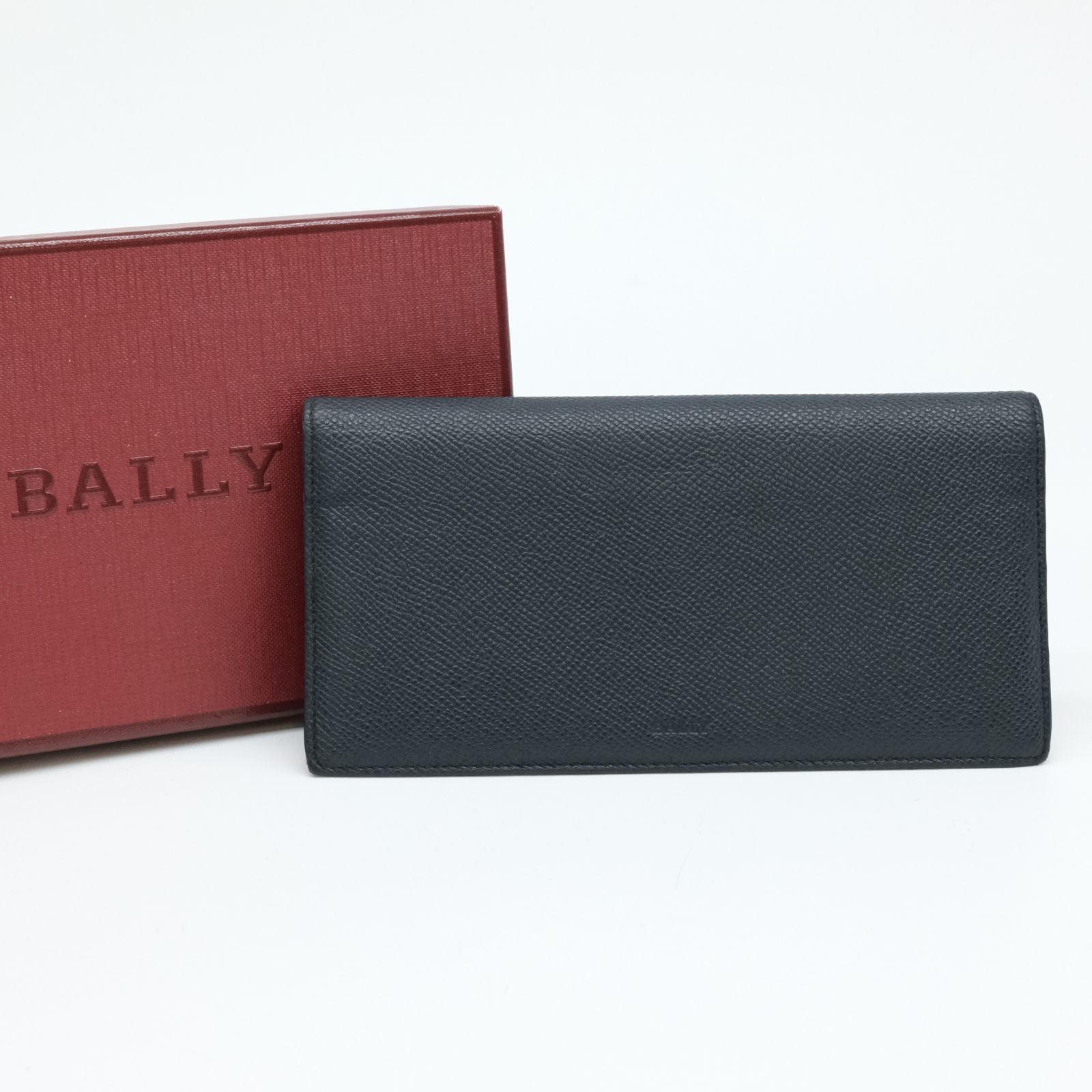 【即納最安値】【美品】バリー　BALLY 長財布 ブルー 小物