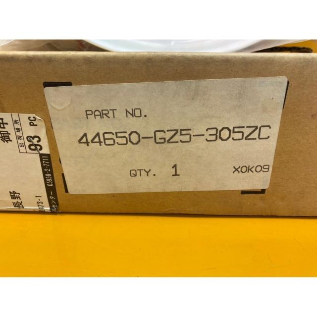 70263 中古 HONDA ホンダ DIO SR AF27 AF34 フロントホイール 白