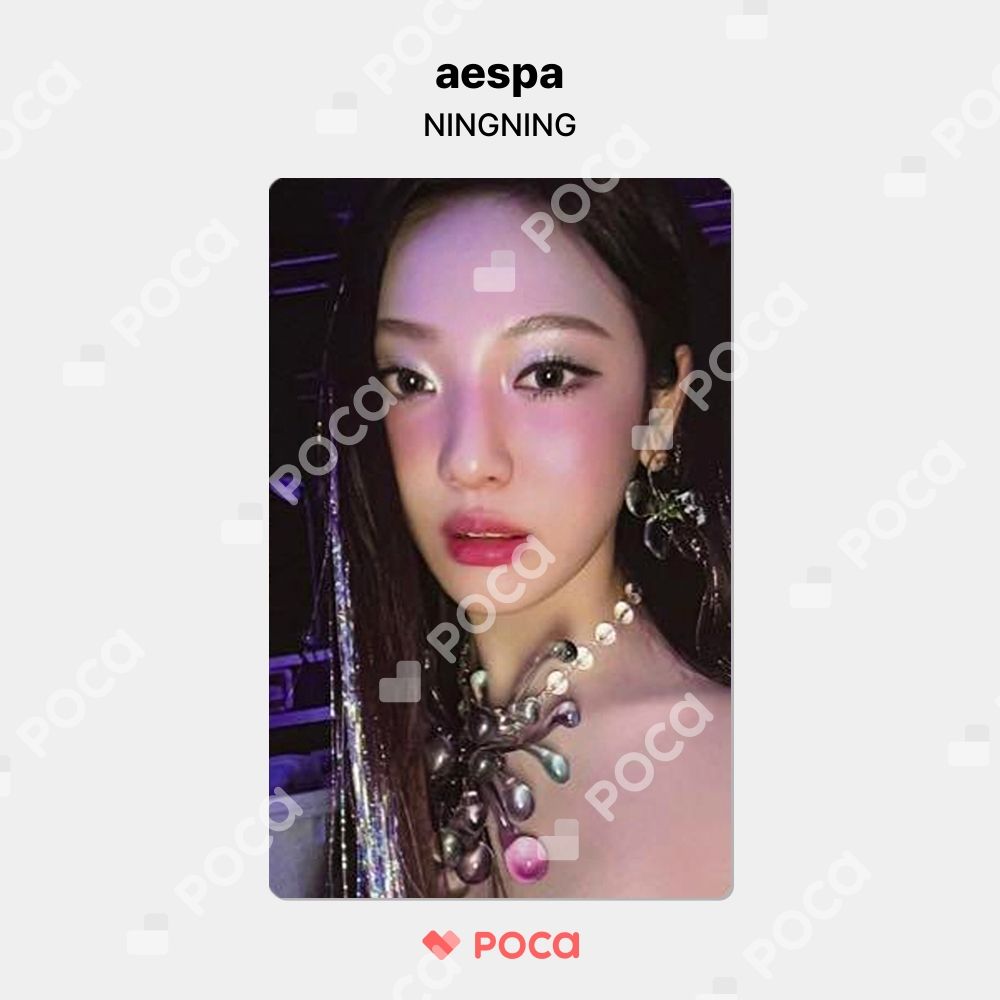 aespa week popup ニンニン トレカ aespa ニンニン Drama POPUP MD フーディ トレカ - メルカリ