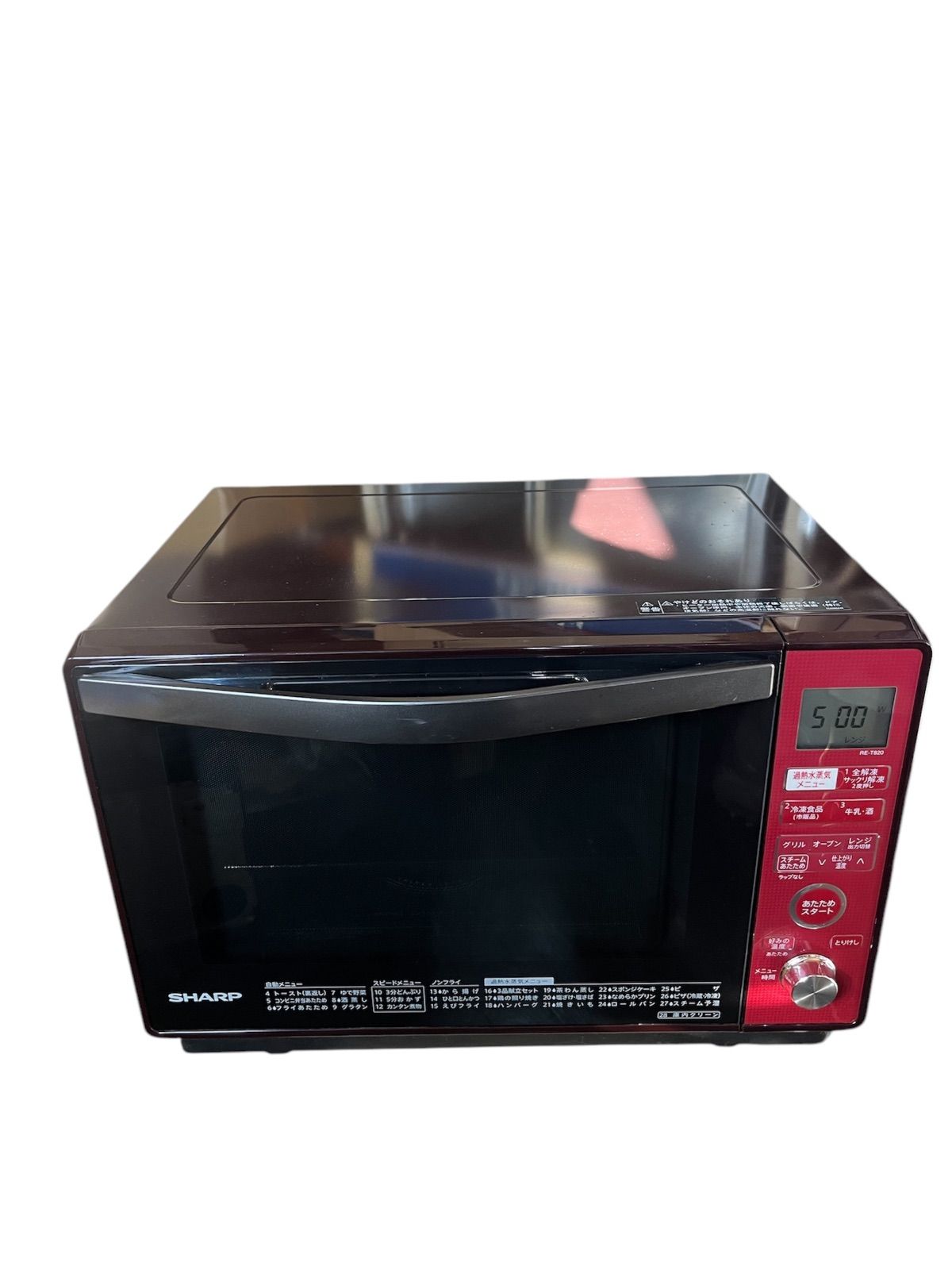 SHARP シャープ 電子レンジ RE-T820R 2018年製 オーブン SHARP シャープ 電子レンジ RE-T820R 2018年製 オーブン