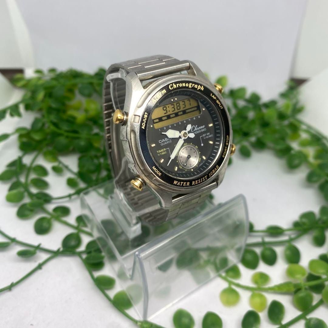 ヴィンテージカシオ　腕時計　クロノグラフ　AW-600 希少 レア ヴィンテージ AW-600 CASIO カシオ メンズ 腕時計 - メルカリ