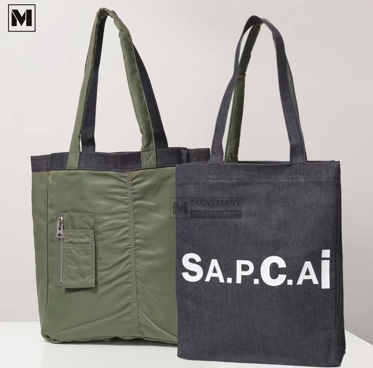 新品】sacai APC トートバッグ サカイ エーピーシー S - メルカリ