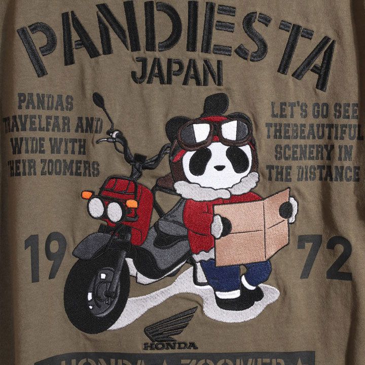 HONDA×PANDIESTA ZOOMER 半袖Tシャツ 585505 パンディエスタ ホンダ