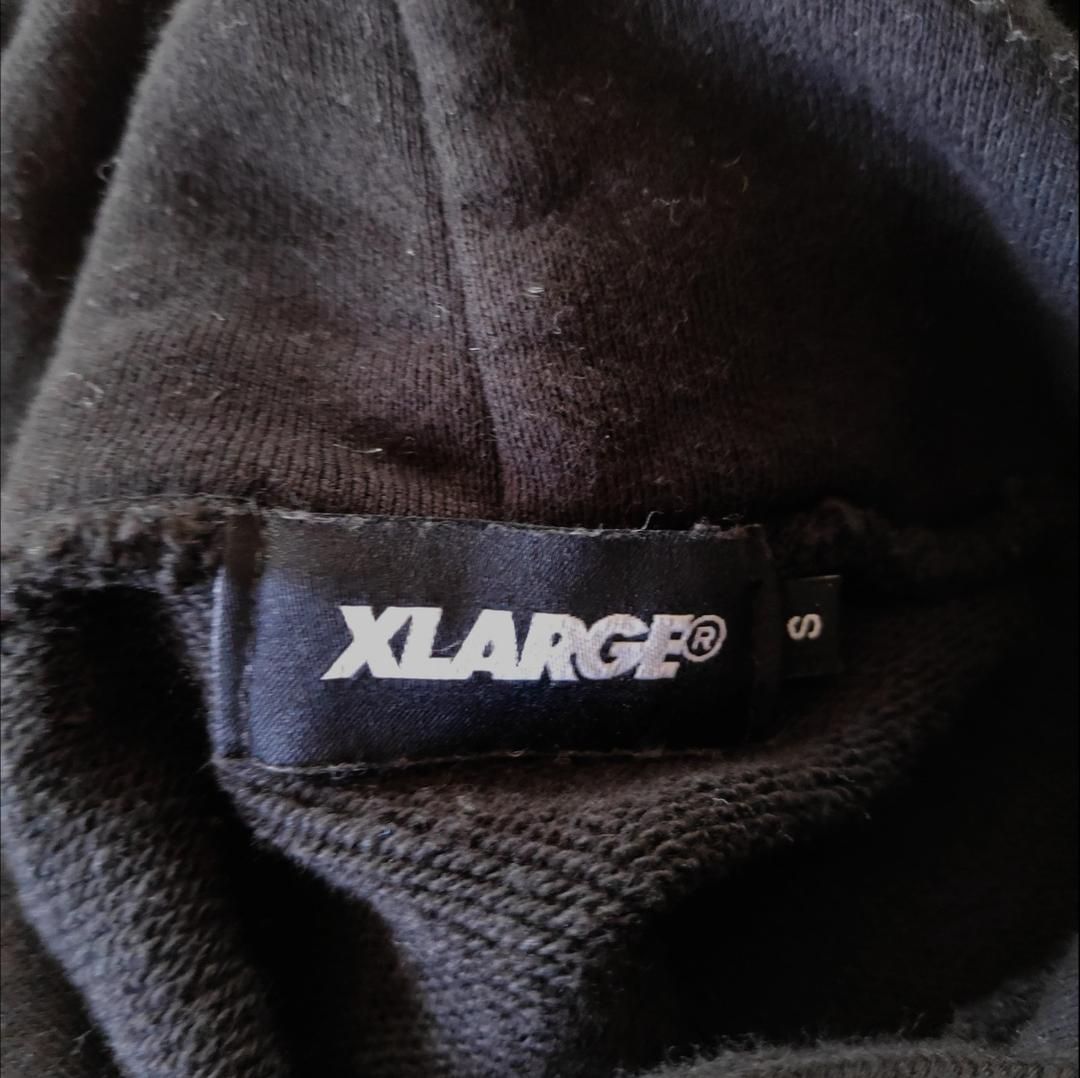 X-LARGE ドラゴンボール コラボ 人造人間18号 S 黒 パーカー