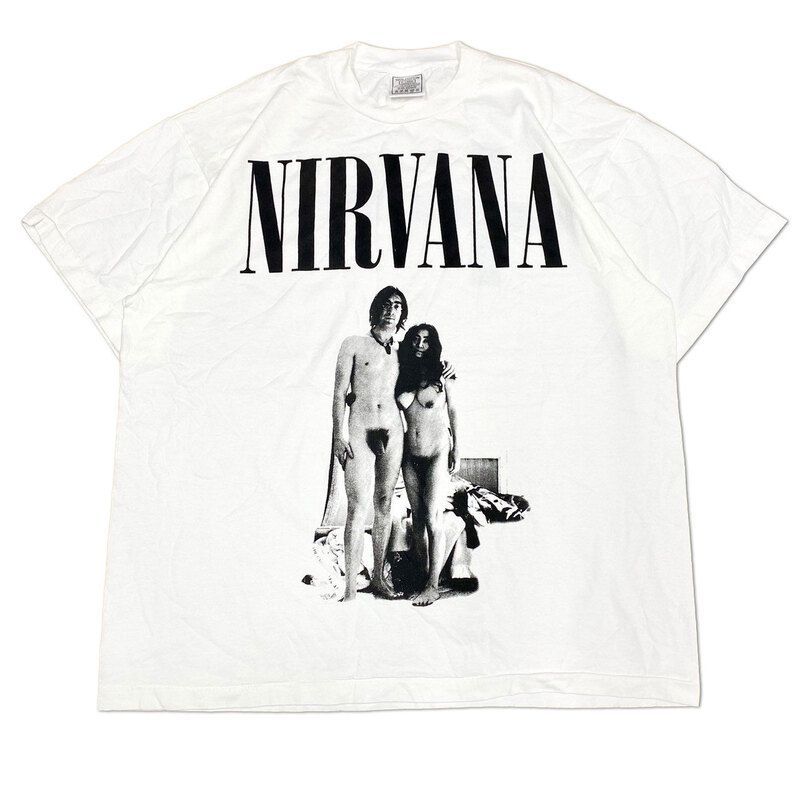 ニルヴァーナ ジョンレノン オノヨーコ Tシャツ 半袖 NIRVANA 