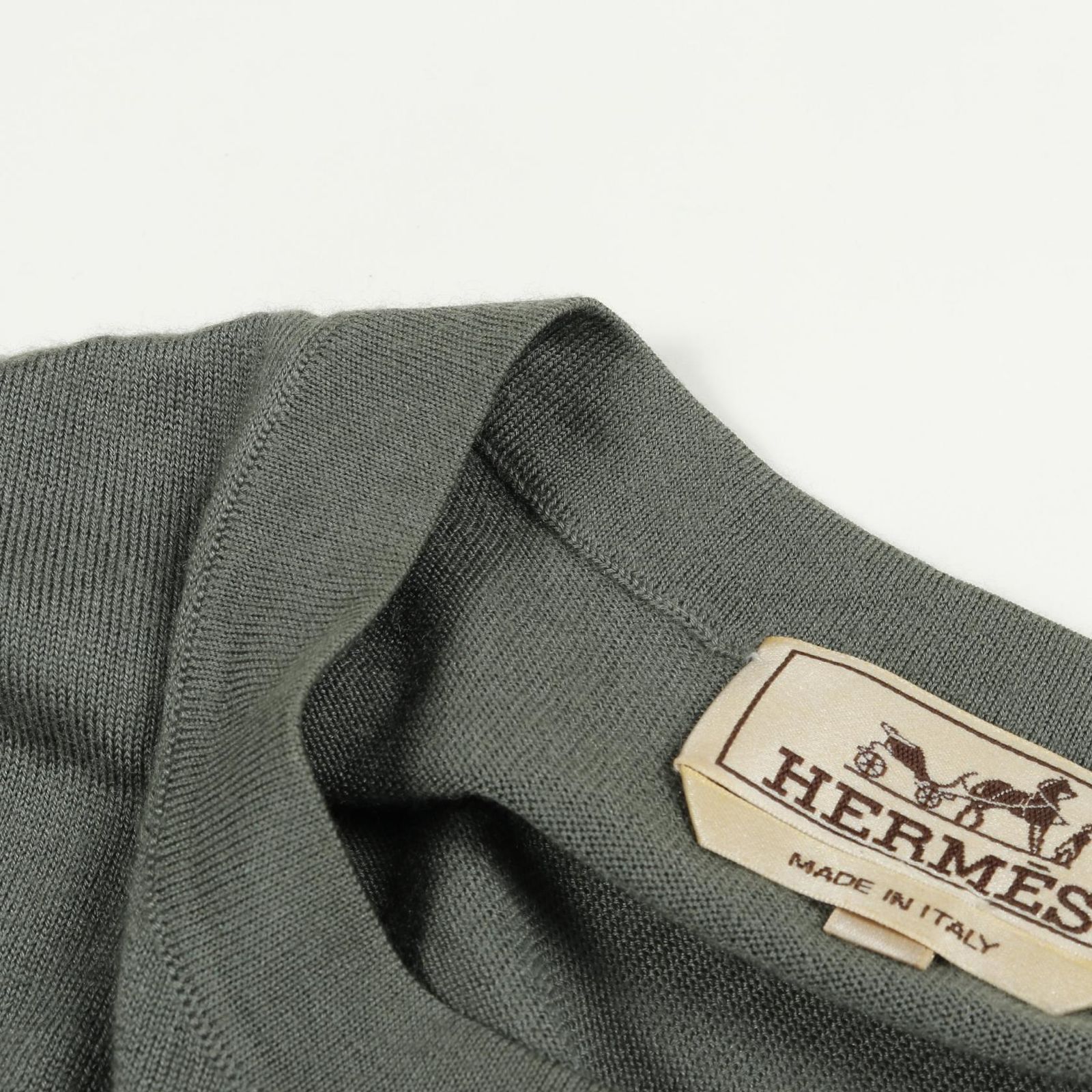 HERMES - HERMES エルメス ニット ニット カシミヤ シルク 2018SS エルメス HERMES ニット グリーン カシミヤ シルク ニット