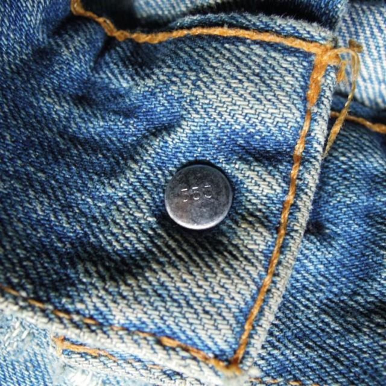 リーバイス Gジャン 70505-0217 サイズ36 バレンシア製　復刻 リーバイス ジージャン 70505-0217 ユーズド加工&ワッペン