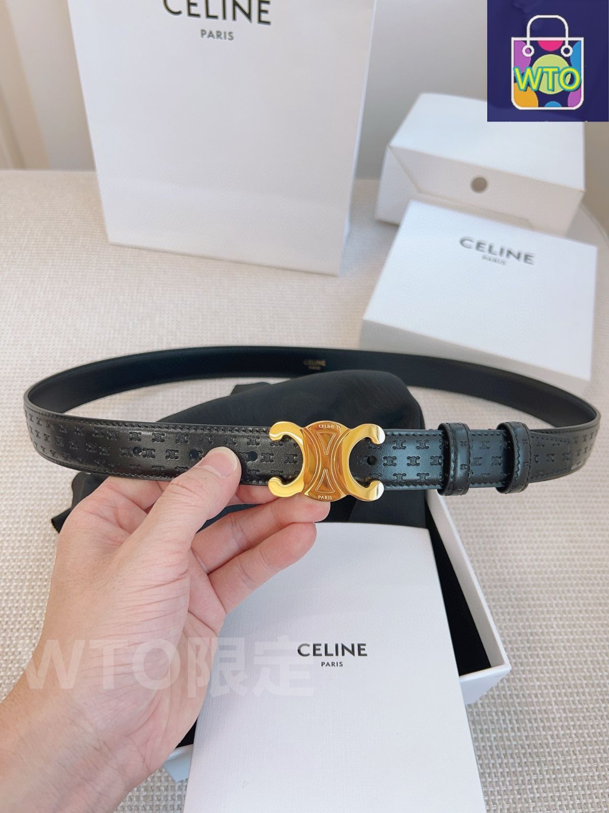 【24時間配送】100cm CELINE オリジナルレザーベルト 今日特価】CELINE オリジナルレザーベルト - メルカリ