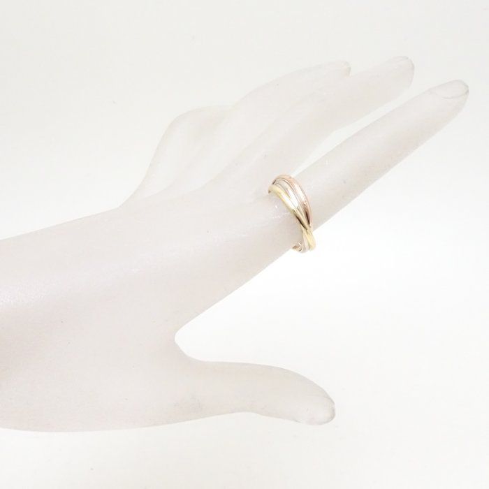 CARTIER カルティエ トリニティ リング 指輪 2mm 3連 #54 13.5号