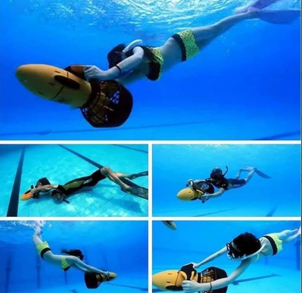 ダイビング水泳ブースター 水中海スクーター