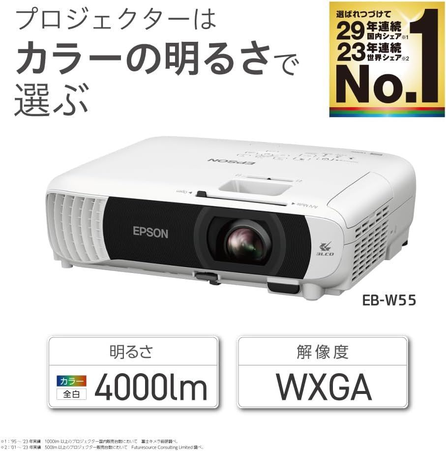 2] ☆ EPSON ビジネスプロジェクター EB-1785W ☆ 3200m ☆ 783⁄138