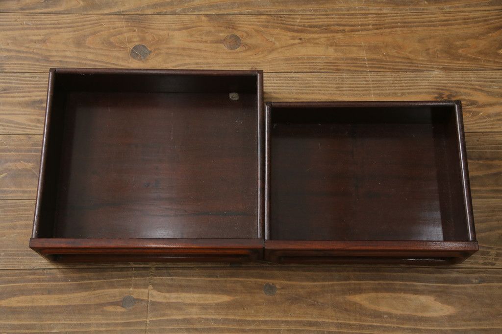 ☆事前問合せ必須☆ 飾り棚 和製ビンテージ 花梨 カリン材 螺鈿 ラデン