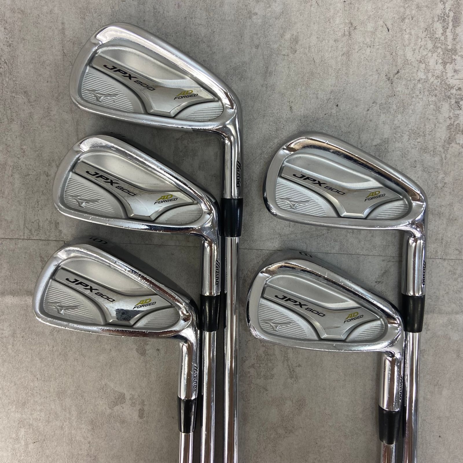 MIZUNO - ミズノ JPX800 FORGED メンズクラブ アイアンセット 9本 右利き ミズノ JPX800 AD メンズゴルフ アイアンセット 9本 S 右利き用