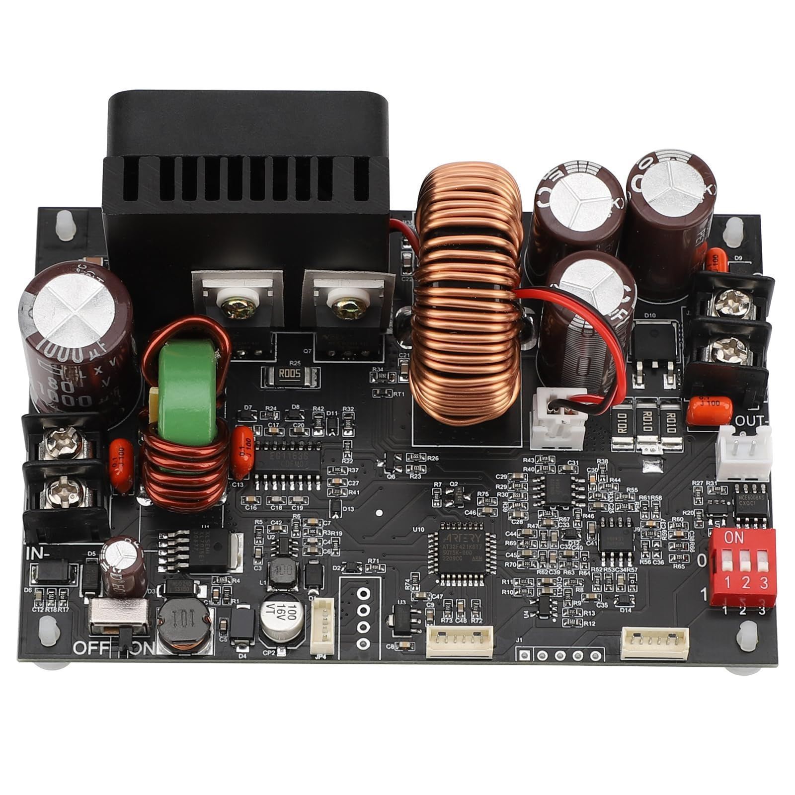 DROK 降圧コンバーター DC-DC 6-70Vから0-60V 20A 1200W 電圧レギュレータ デジタル制御電圧 レギュレータ 調整 降圧電源ボード 電源モジュール 定電圧|電流 固定電圧出力