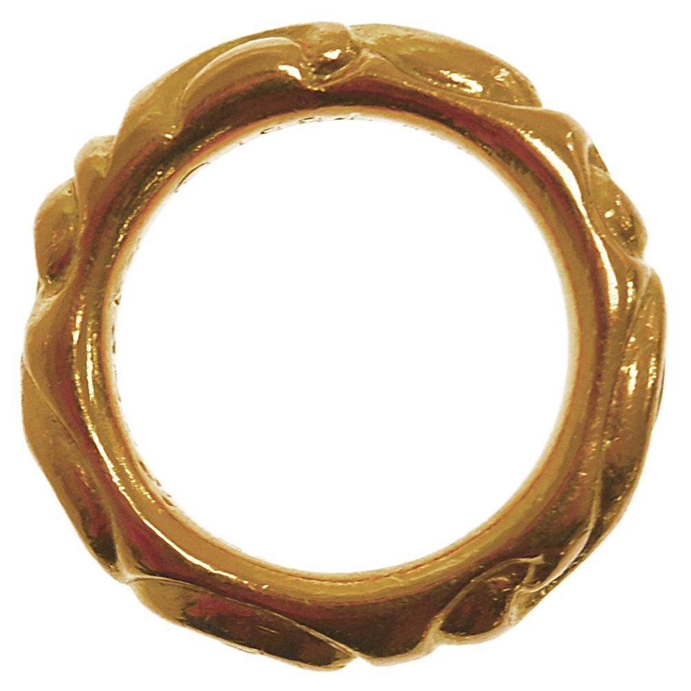 CHROME HEARTS (クロムハーツ) 22K SCRL BAND スクロールバンド