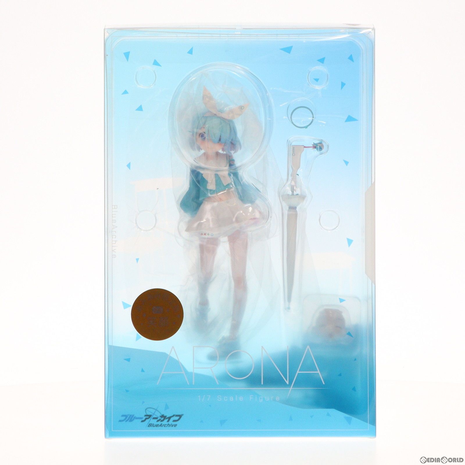 【メルカリ出品祭限定割】ブルーアーカイブ アロナ フィギュア ゴールデンヘッド アロナ あみあみ限定版 ブルーアーカイブ -Blue Archive- 1/7