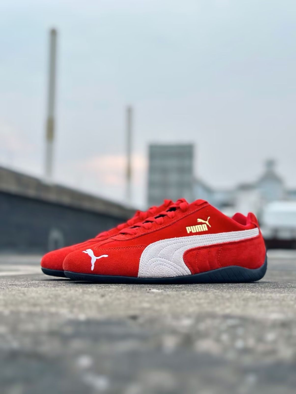 新品 未使用 PUMA スピードキャット 赤 25.0 PUMA SPEEDCAT OG 