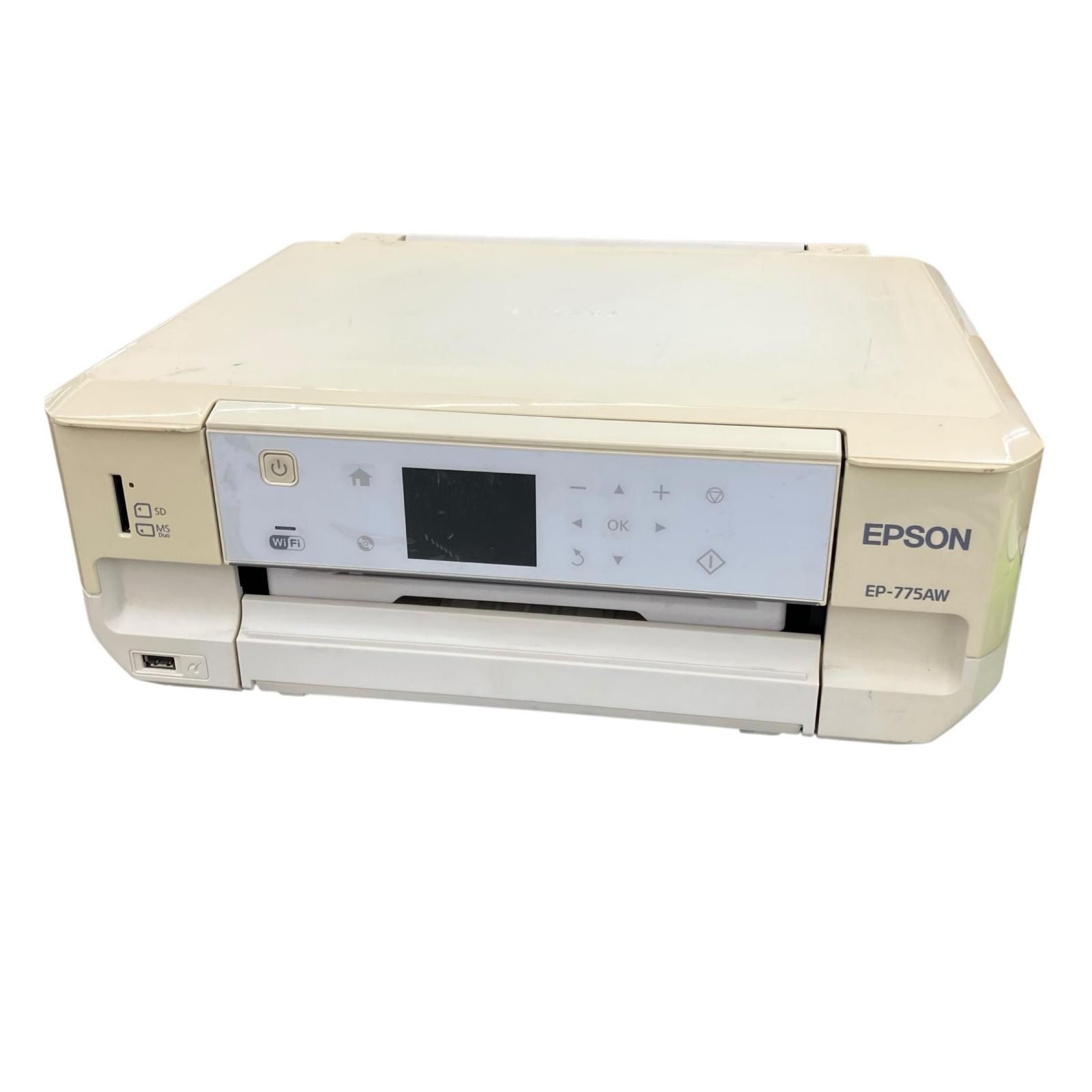 186000 ジャンク品 Epson エプソン インクジェットプリンター EP-775AW ホワイト