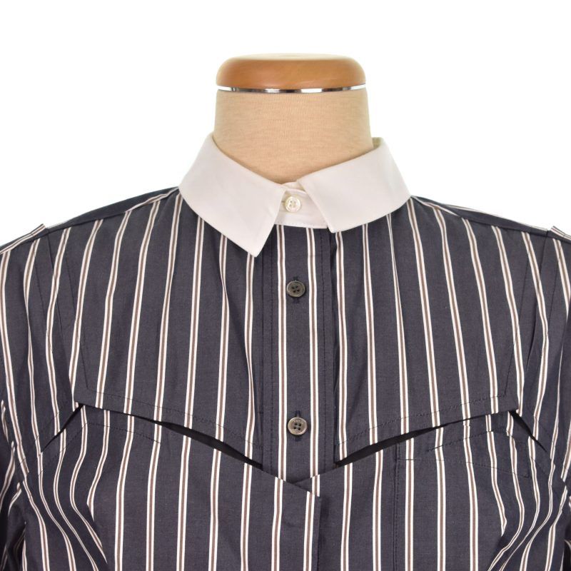 サカイ sacai 22SS Cotton Poplin Shirt コットンポプリン シャツ