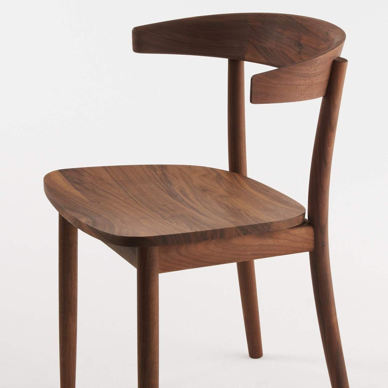 76392439 幅51×奥行50.5×高さ73 ウォールナット無垢材チェア 無印良品