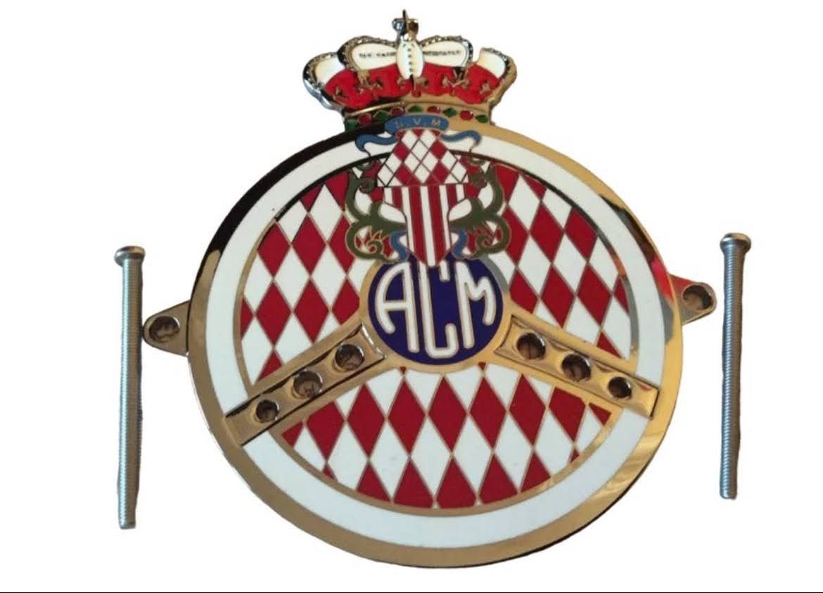 モナコ自動車クラブ ACM リアフェンダー バッジ カーバッジ 英国製 BRIGHTFACE_UK