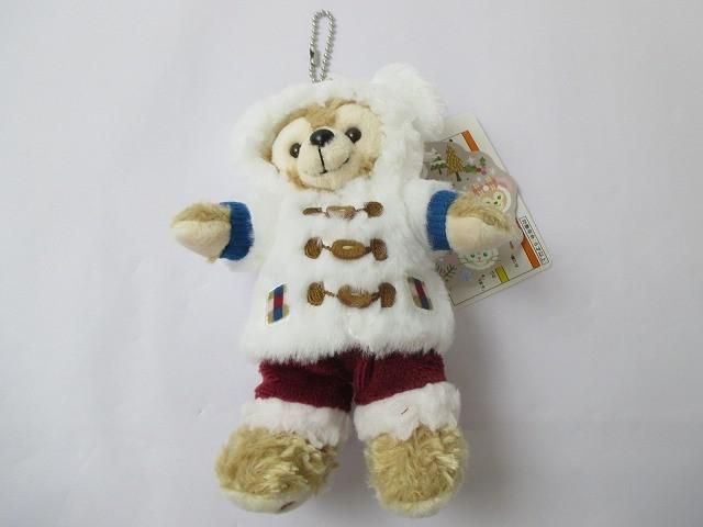 品 ディズニー ダッフィー ぬいぐるみバッジ タグ付き ウィンターホリデー 2019
