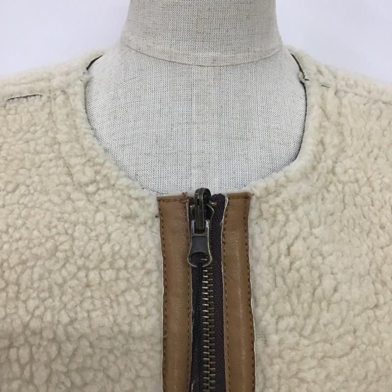 【RADIATE】美品　ラディエイト　フェイクレザー　ジャケット　アウター ラディエイト RADIATE フェイクレザーカラーブルゾン （モカ