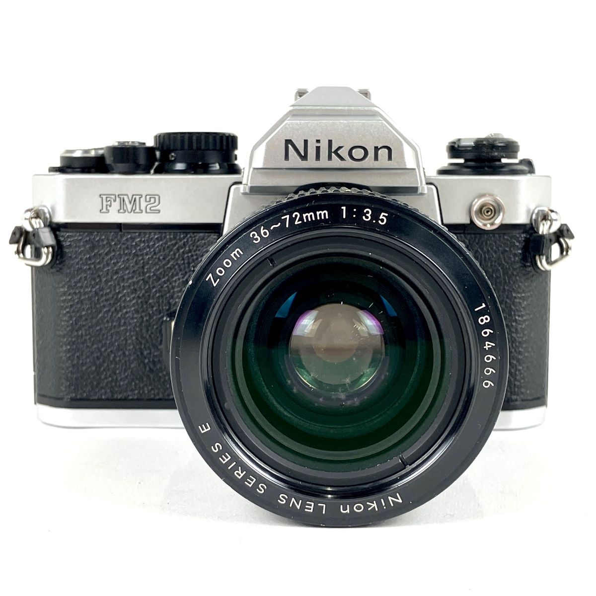 ニコン Nikon FM2 シルバー + SERIES E 36-72mm F3.5 フィルム