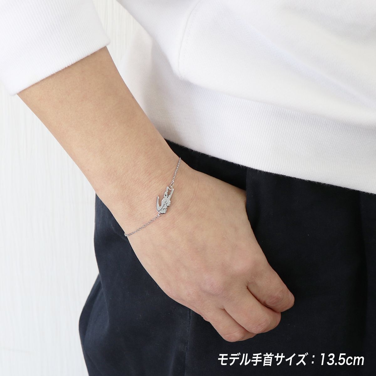 LACOSTE ラコステ　バングル　ブレスレット　シルバー　2040200 LACOSTE ラコステ バングル ブレスレット シルバー 2040200