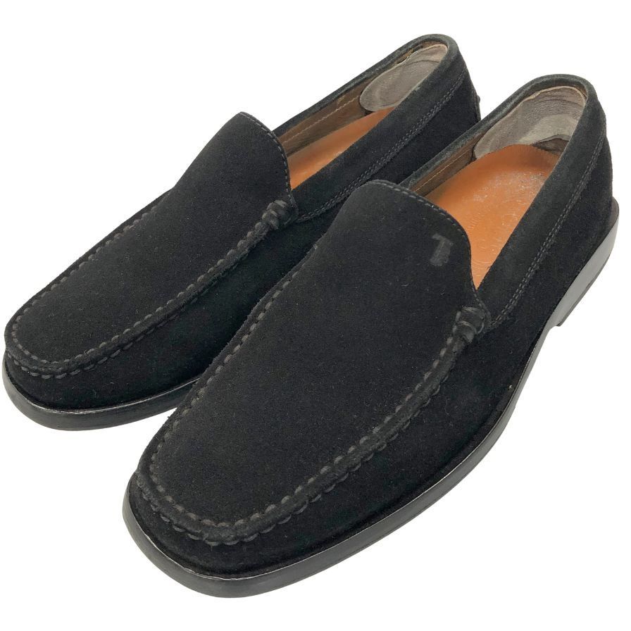 【美品】 TOD’S トッズ パンプス スエード ローファー ブラック メンズ レザー＆スエード ローファー - トッズ公式サイト
