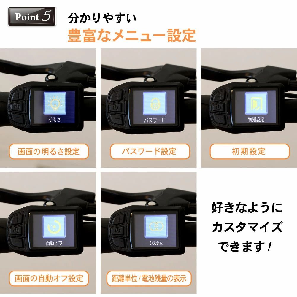 PYKES PEAK X20 電動自転車 オレンジ (スペアバッテリープレゼント
