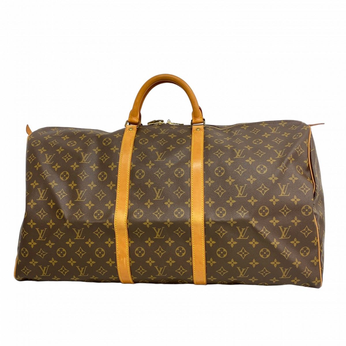 5mb2388-h ルイヴィトン ボストンバッグ モノグラム キーポル60 M41422 ブラウン メンズ レディース ユニセックス