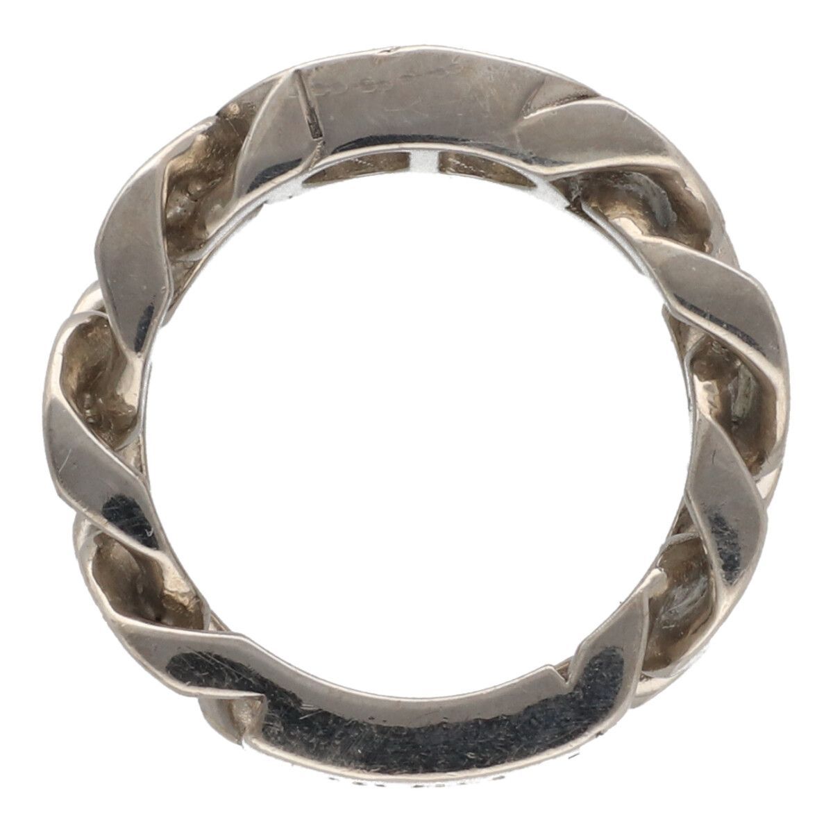 中古】 Dior ディオール CD ICON チェーンリンク リング 