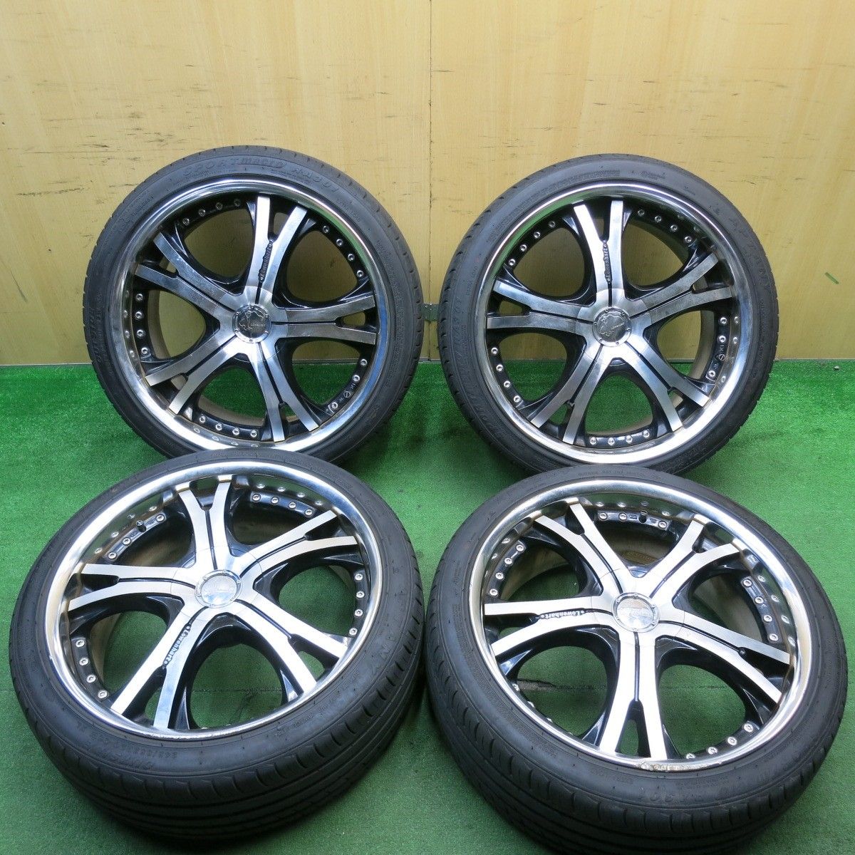 バリ溝 24年 9分 Lowenhart 245|35R20 アプタニー SPORT macro RA301 レーベンハート 20インチ PCD114.3|5H 5051206AKノ