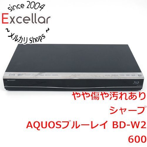 SHARP AQUOS ブルーレイディスクレコーダー BD-W2600 リモコンなし-