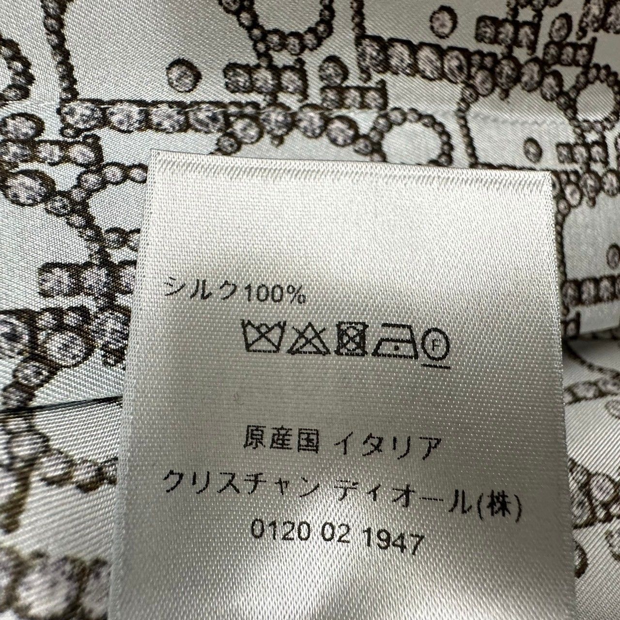 ♪Dior ディオール 193C545A5650 Diamond Oblique オブリーク Silk 