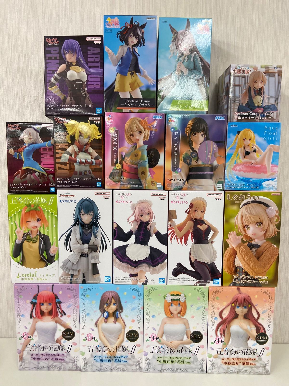 学園アイドルマスター ESPRESTO プライズフィギュア20個まとめ売り アイドルマスター プライズフィギュア まとめ売り 学園アイドル