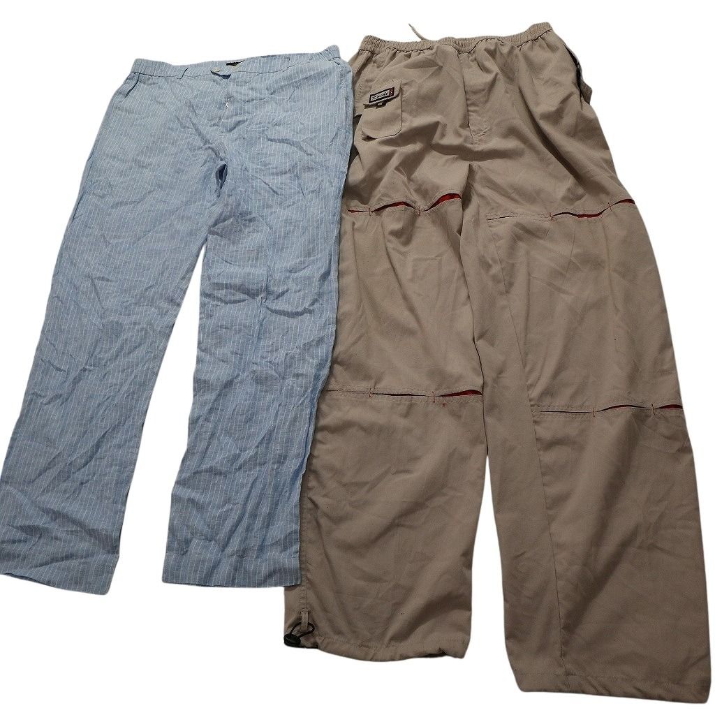古着卸 パンツMIX 9枚セット メンズ M L 2XL 3XL 32 34 カーゴ ストライプ イージーパンツ 古着 NC0929 KIN-KAAI_COM