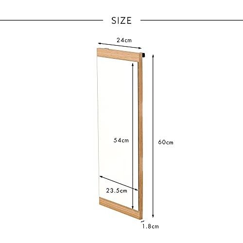 佐藤産業 WALF ウォールシェルフミラーセット 姿見 幅45cm 奥行25cm 高