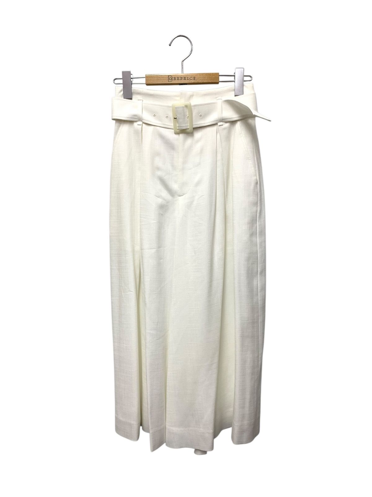 フォクシーニューヨーク Relax Linen Pants 40740 ワイドパンツ 38 ホワイト ITTD4U678BNW