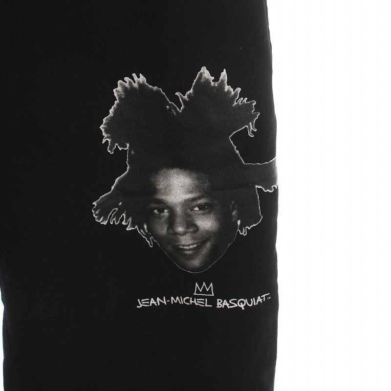 ワコマリア WACKO MARIA JEAN-MICHEL BASQUIAT バスキア HEAVY WEIGHT SWEAT PANTS  ヘビーウェイト スウェットパンツ M 黒 ブラック /YM