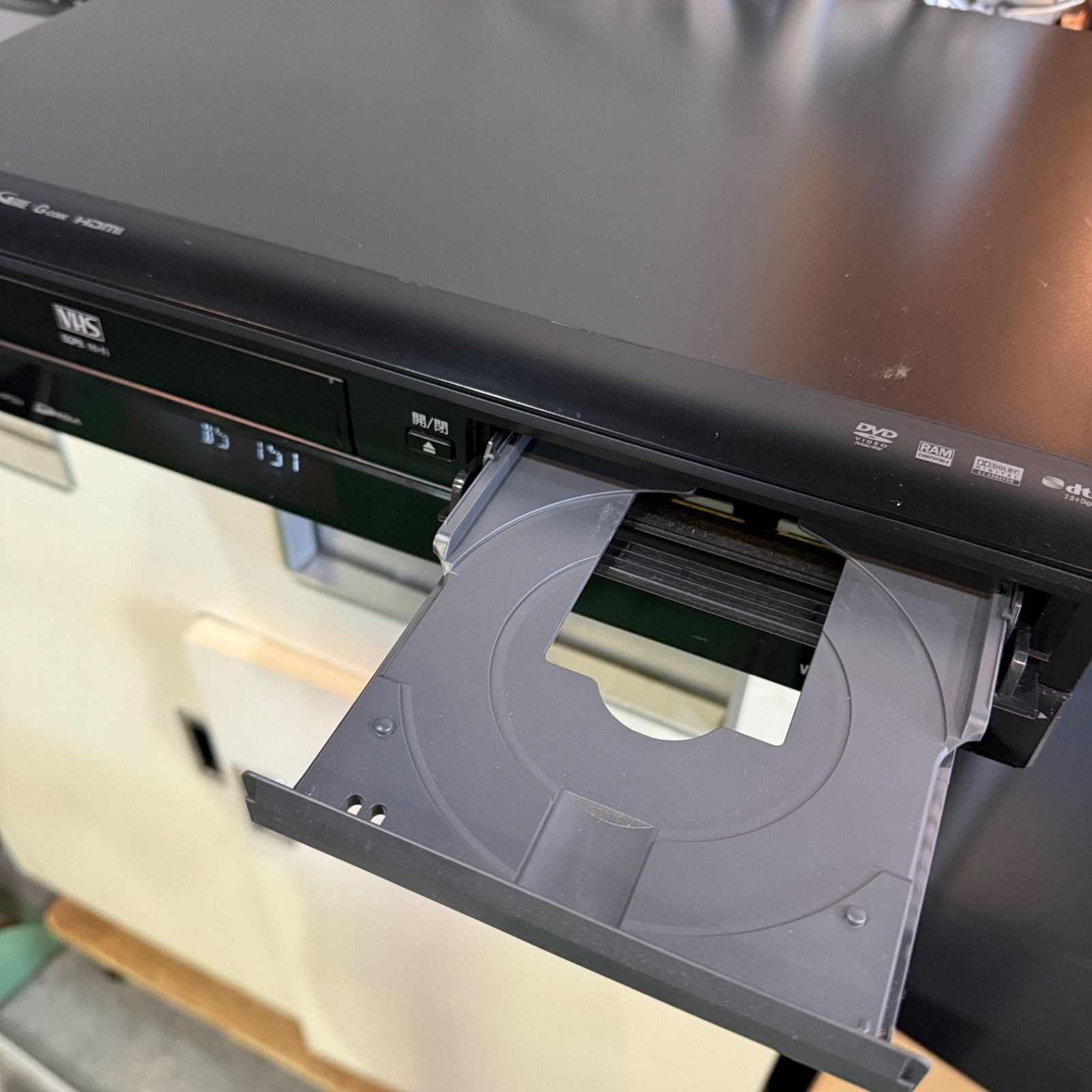  Panasonic DMR XP 22 V HDD搭載VHS一体型 DVDレコーダー 品 VHS ビデオデッキ プレーヤー