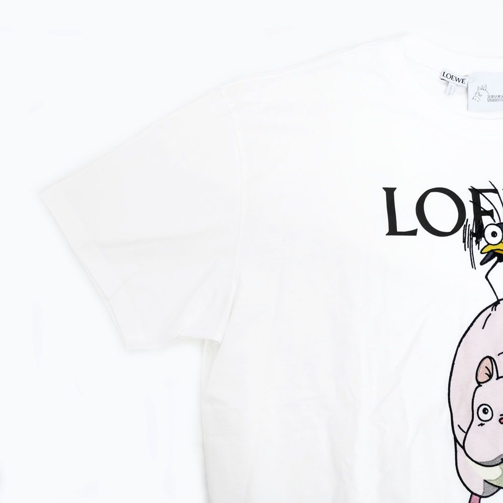 名東】ロエベ Tシャツ 千と千尋の神隠し S928Y22J08 半袖