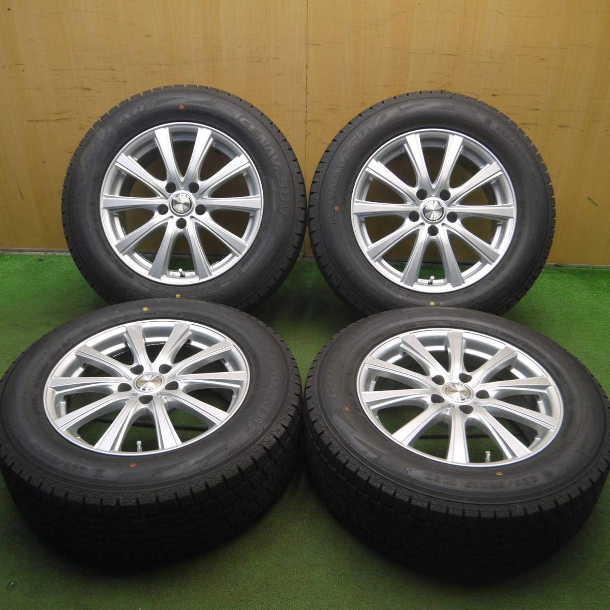 超バリ溝！キレイ！ほぼ10分☆スタッドレス 225/65R17 グッドイヤー 