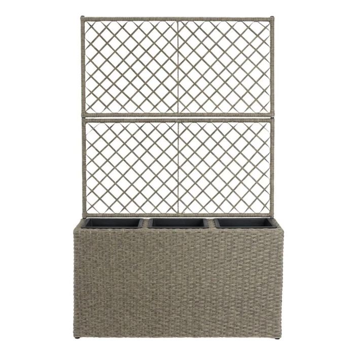 【新品・4営業日で発送】谷村実業 2connect ラタン調プランターボックス TRANA 【TAN-7001】