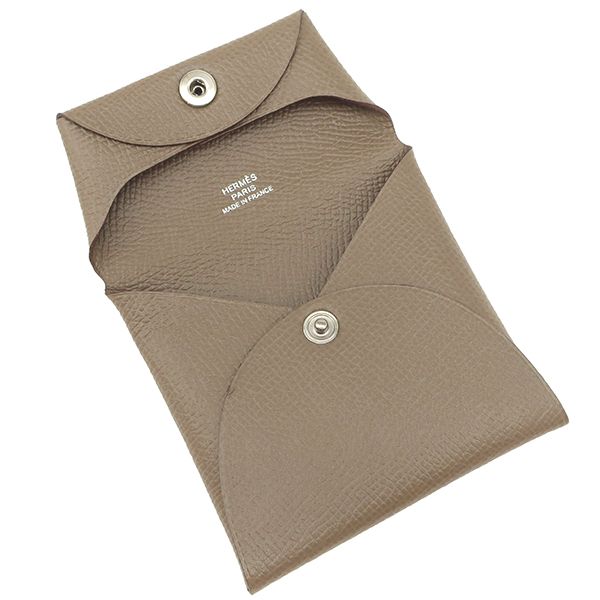 エルメス HERMES コインケース バスティア ヴォーエプソン エトゥープ  