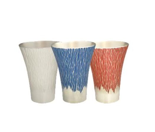 大阪錫器 富士山 ﾀﾝﾌﾞﾗｰ 大 白 ▲