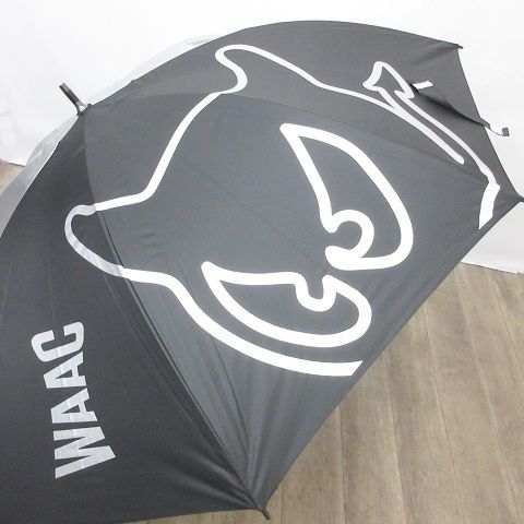 ワック WAAC ゴルフ パラソル 傘 晴雨兼用 WAACKY ワッキー ブラック シルバー LLC-HASEGAWATOSO_COM