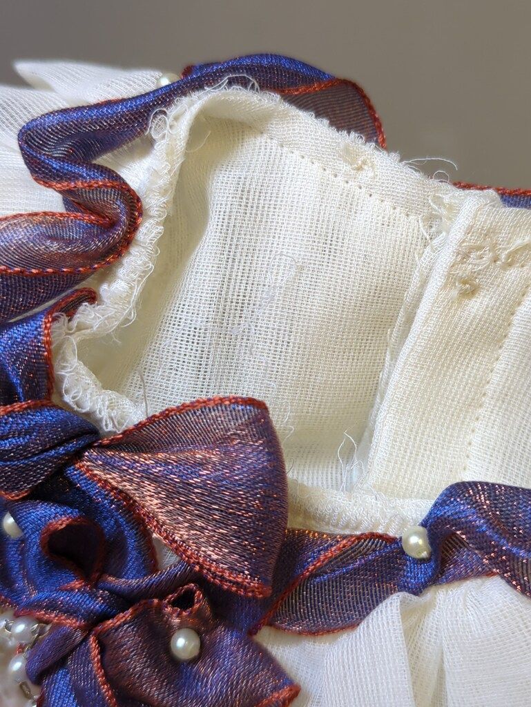 Channel Toy Box ドール衣装 SDGｒ女の子サイズ ドレスセット レース ホワイト