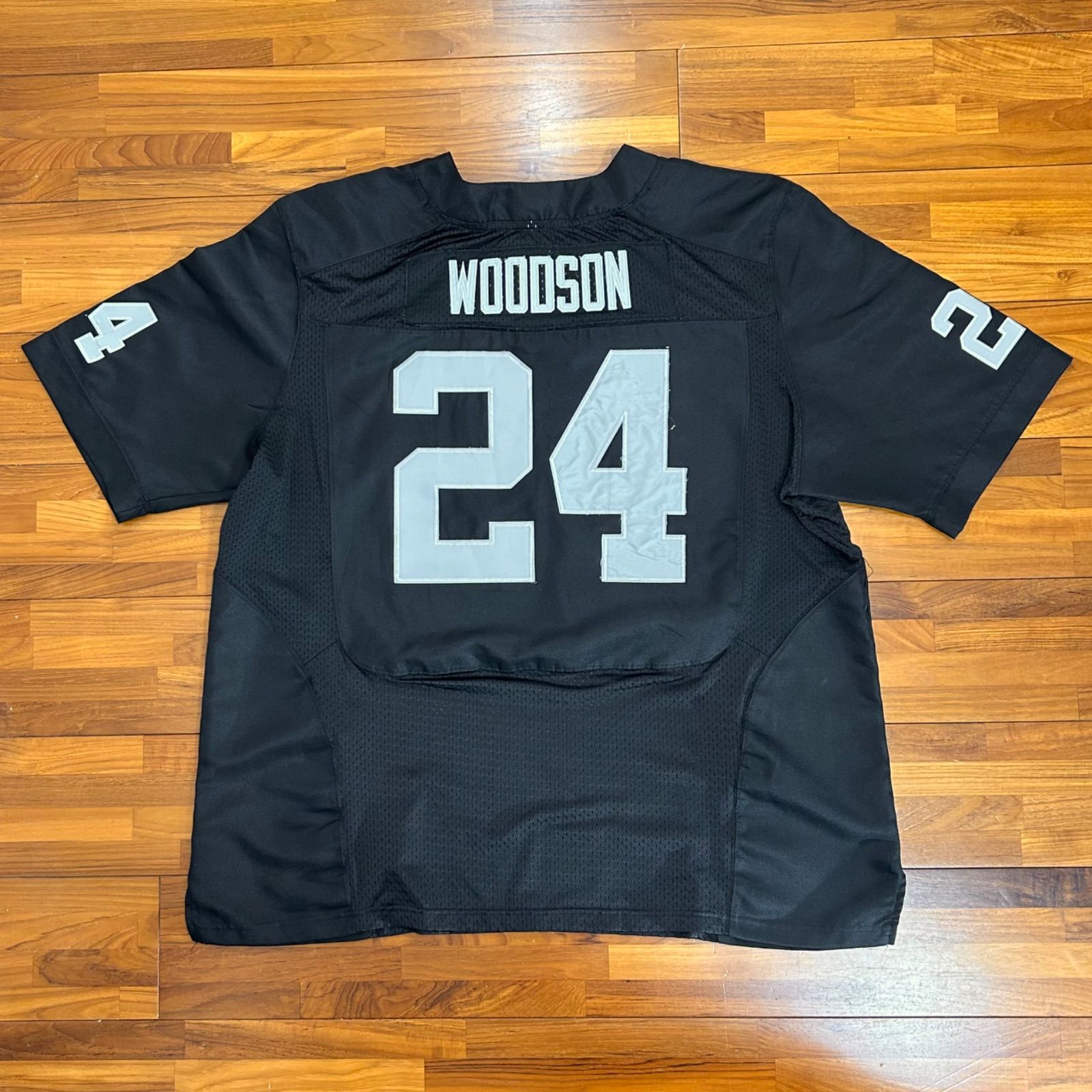 NFLレイダースゲームシャツ肉厚RAIDERS大 Tシャツ両面刺繍